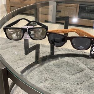 2 pair of sunglasses